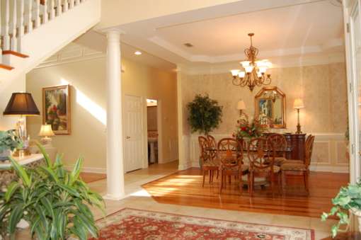 View from the foyer. We&rsquo;ll be using this as our music room.